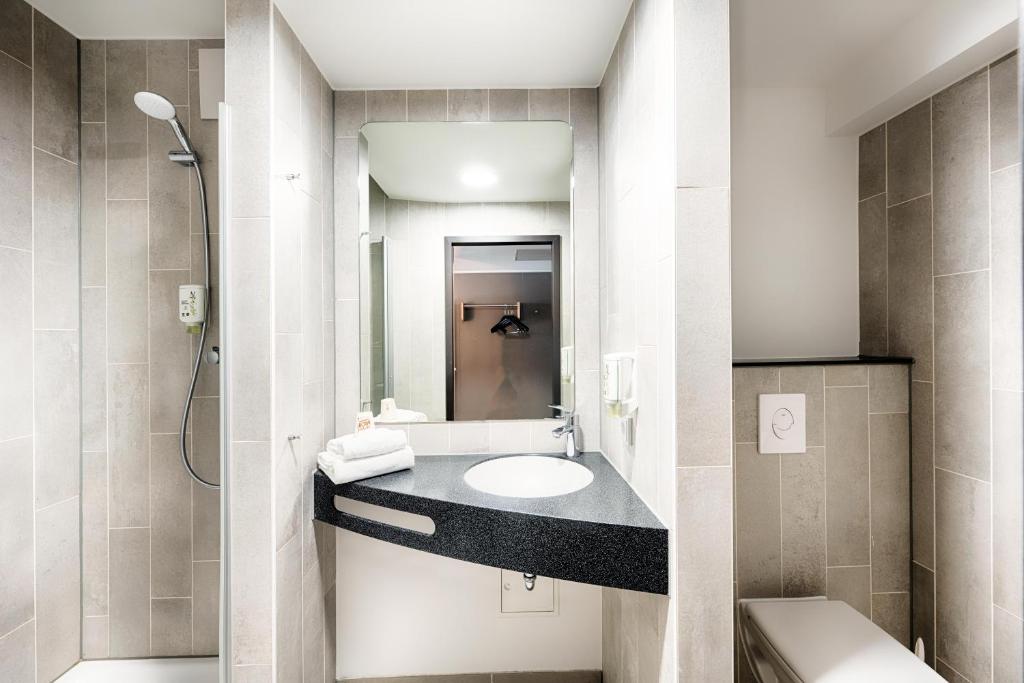 Koupelna v ubytování B&B Hotel München-Hbf