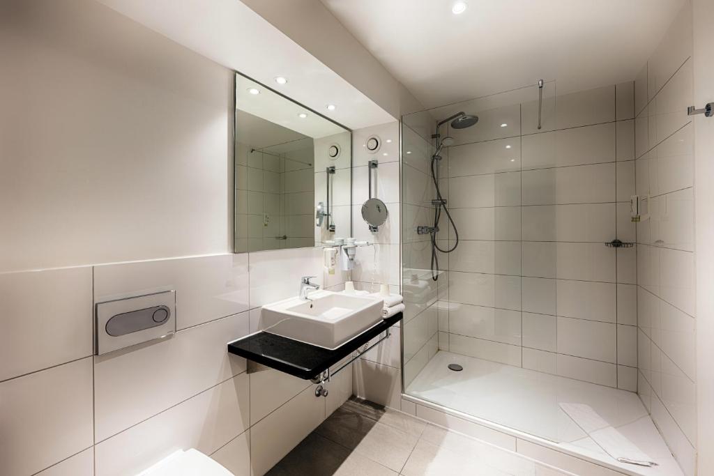 Koupelna v ubytování B&B Hotel München-Hbf