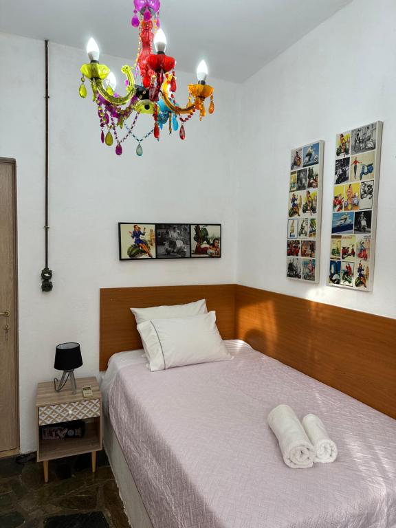 A bed or beds in a room at Elia Home