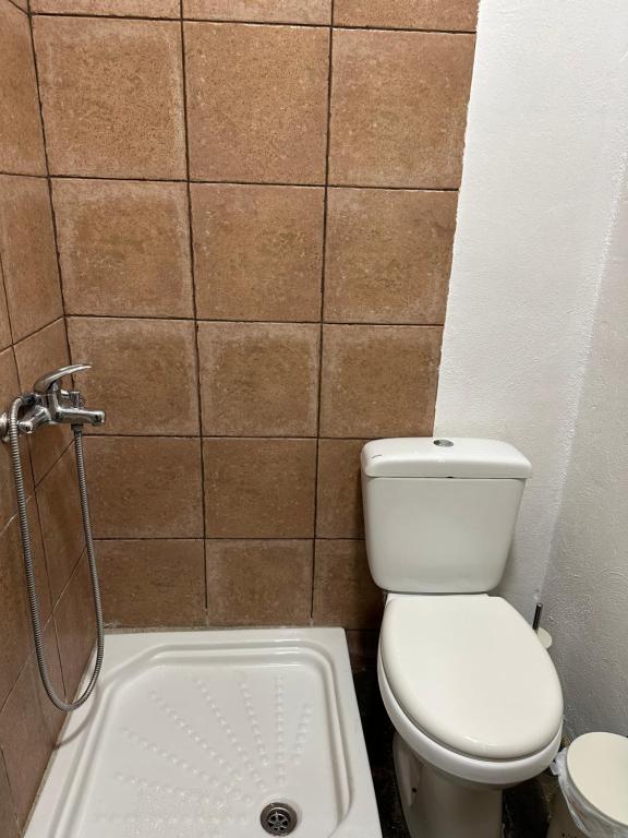 A bathroom at Elia Home