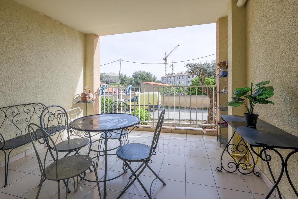 Balkón nebo terasa v ubytování Résidence Eucalyptus - Appt avec terrasse