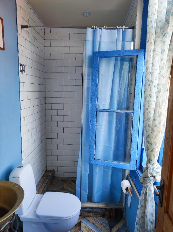 Koupelna v ubytování Hostel ERA