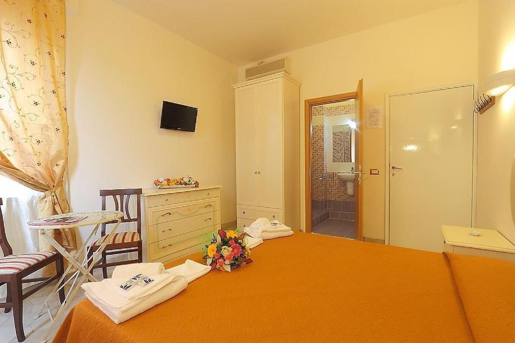 Posteľ alebo postele v izbe v ubytovaní Hotel Arcadia