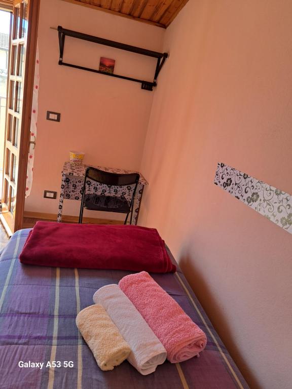 Postel nebo postele na pokoji v ubytování B&B LA CASINA da SEMMY