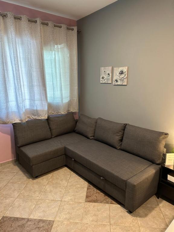 Posezení v ubytování Grey Pearls Apartments