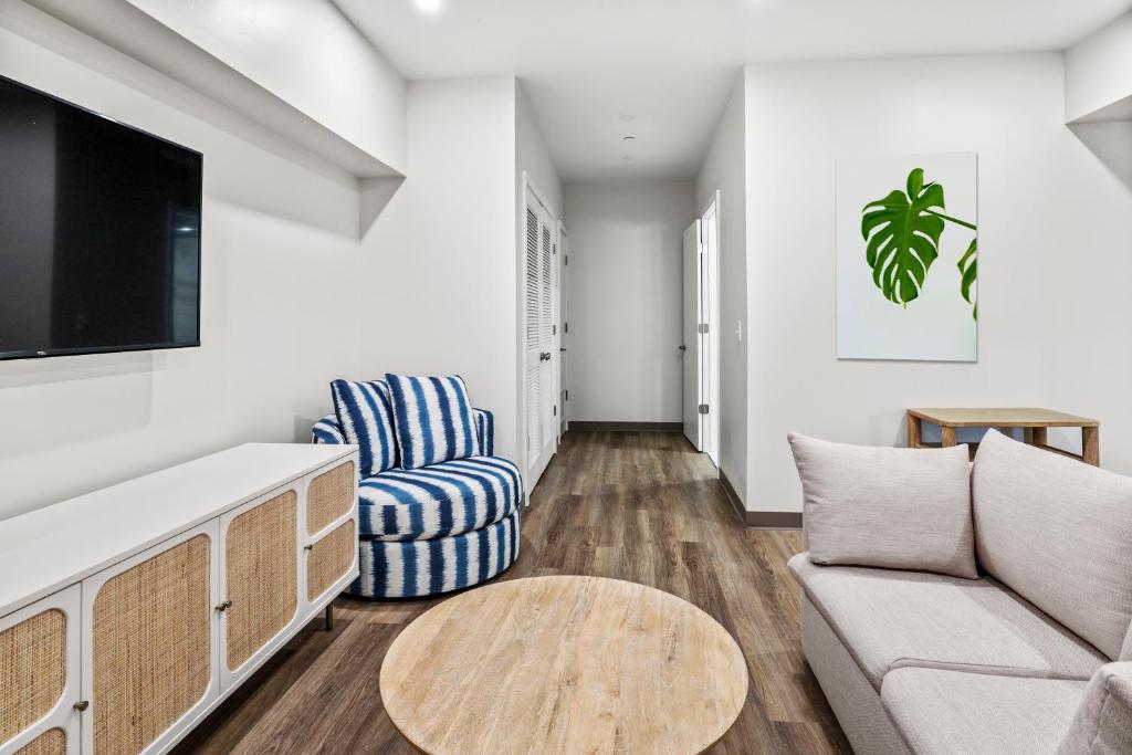 Posezení v ubytování Seaport Suites