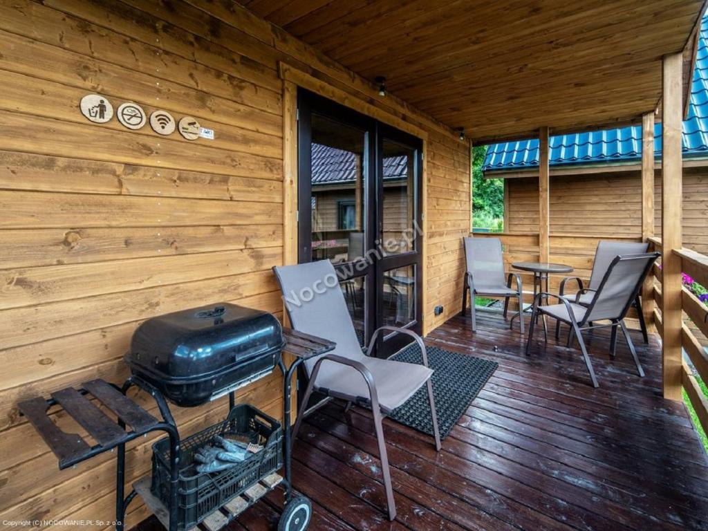 Balkón alebo terasa v ubytovaní Osada Widok na Góry - Dwa domki z Jacuzzi na wyłączność