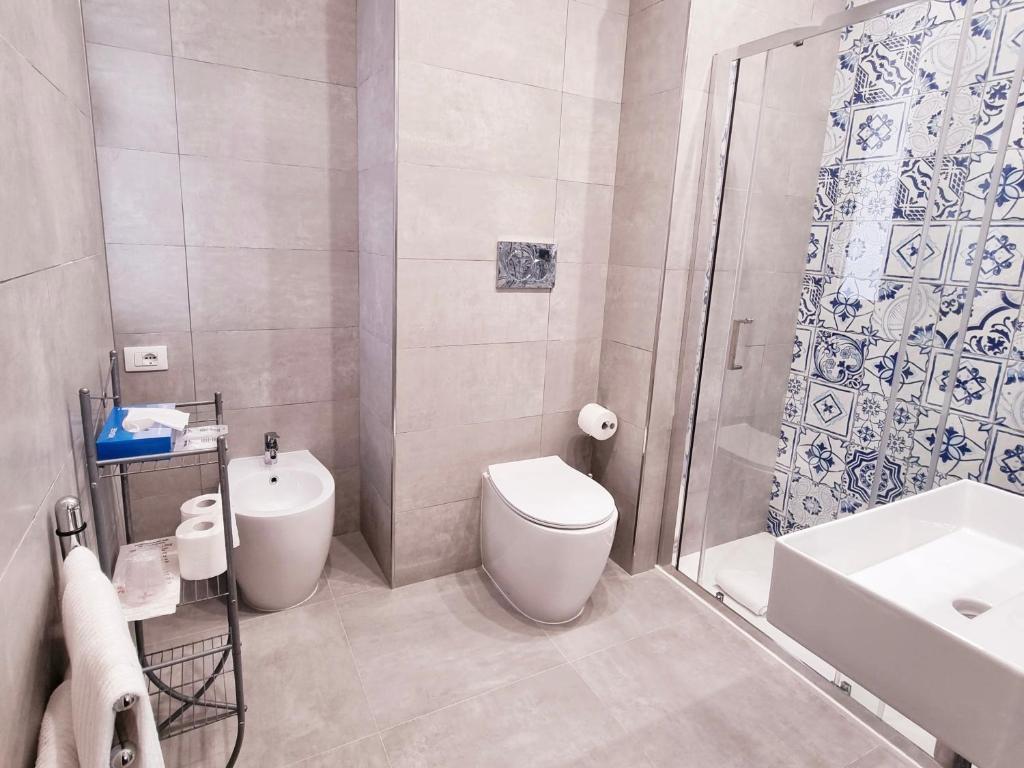 Koupelna v ubytování Hotel Canali, Portofino Coast