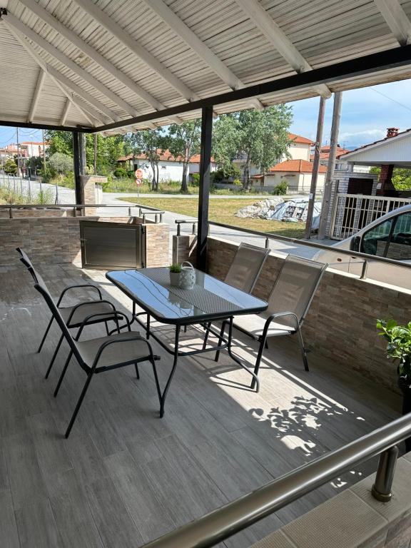Balkón nebo terasa v ubytování Grey Pearls Apartments