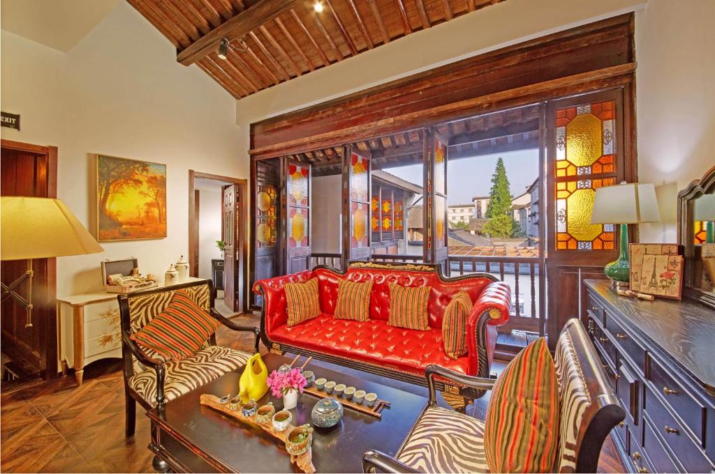 Posezení v ubytování WuZhen Dream Hotel