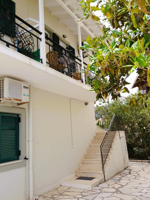 Balkón nebo terasa v ubytování Maresol Lefkada