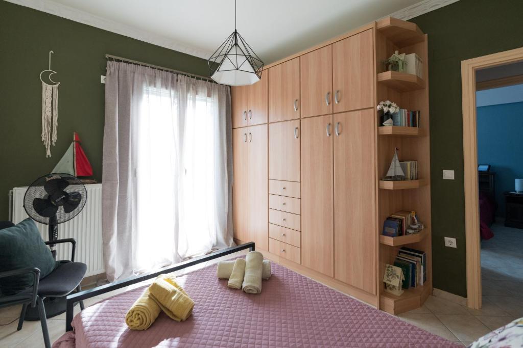 Postel nebo postele na pokoji v ubytování Aurelia Apartment