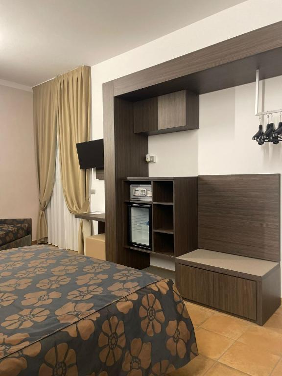TV a/nebo společenská místnost v ubytování Hotel San Marco