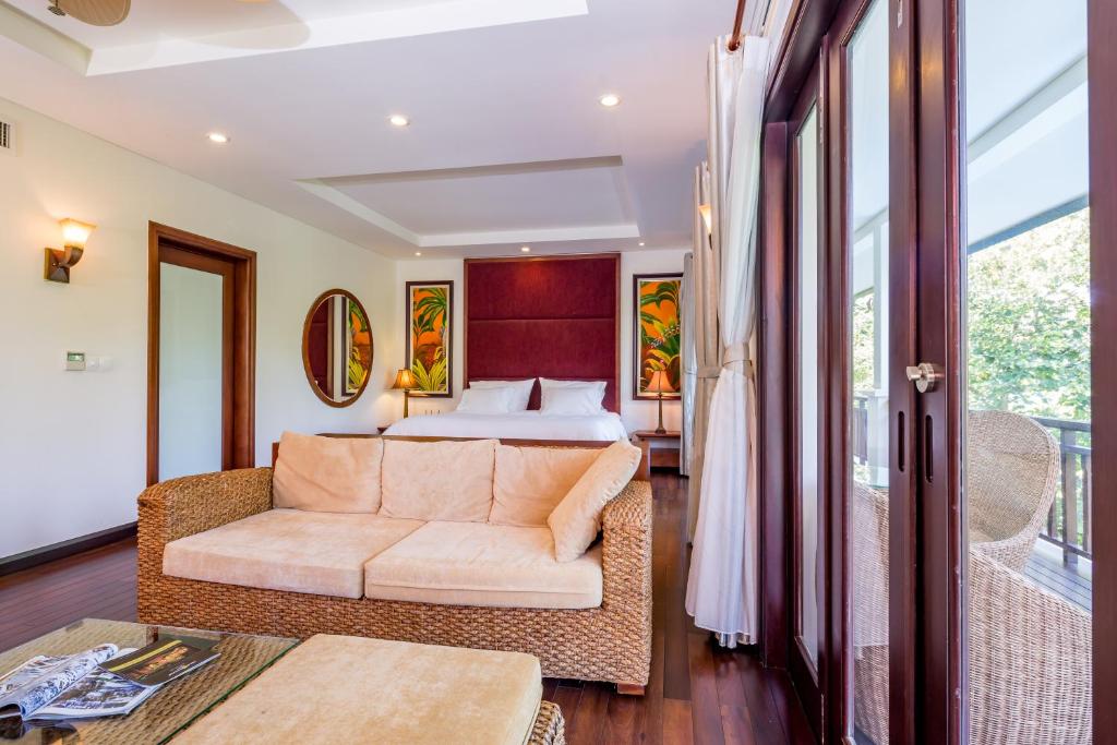 Posezení v ubytování Danang Pool Villas Resort & Spa My Khe Beach