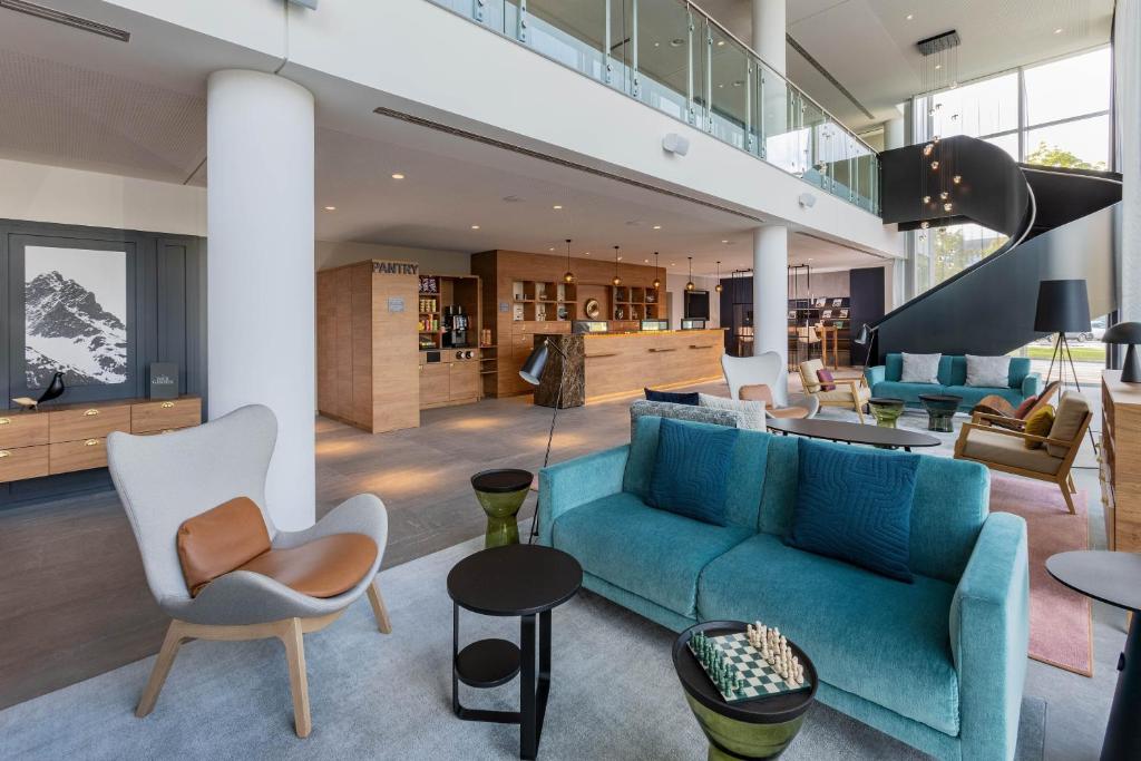 Istumisnurk majutusasutuses Four Points by Sheraton Panoramahaus Dornbirn