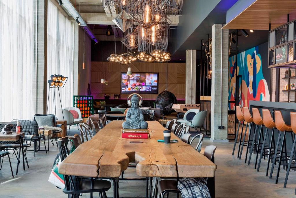 Posezení v ubytování Moxy Copenhagen Sydhavnen