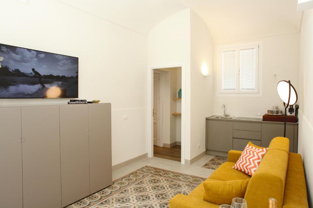 Posezení v ubytování VersoMare room & suite