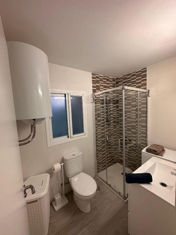 A bathroom at La casa de la Abuela