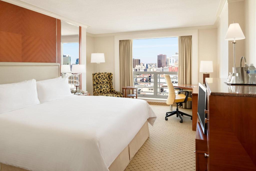 San Diego Marriott Gaslamp Quarter - 1 Cama King, Sala De Vista De La Ciudad