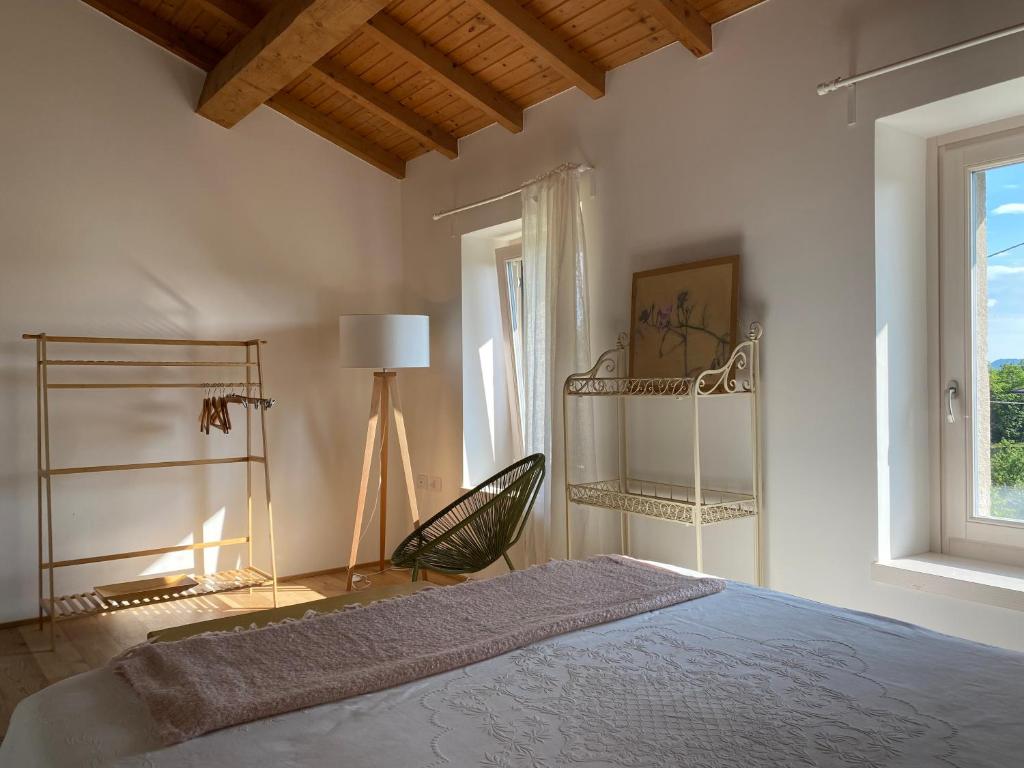 Postel nebo postele na pokoji v ubytování B&B Casa Trambasore