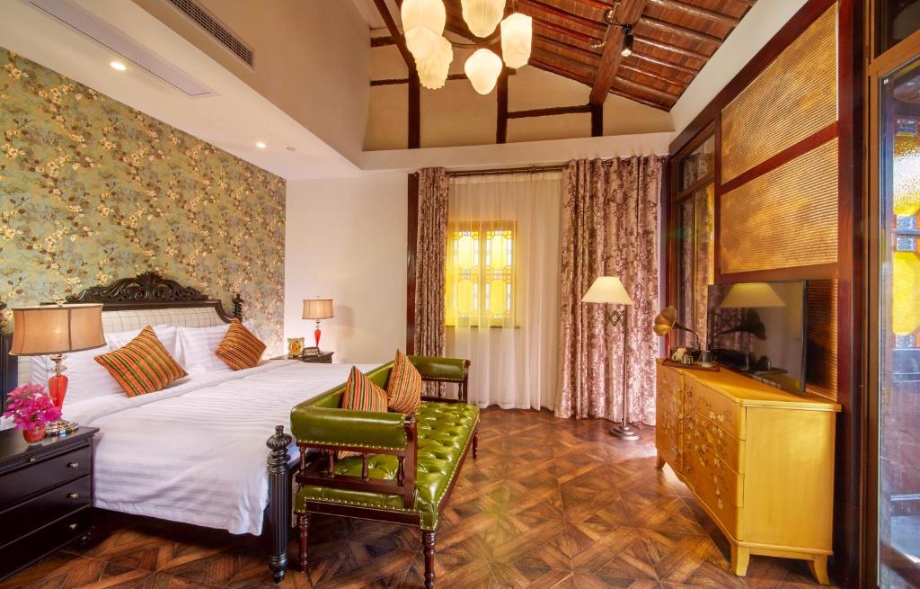 Postel nebo postele na pokoji v ubytování WuZhen Dream Hotel
