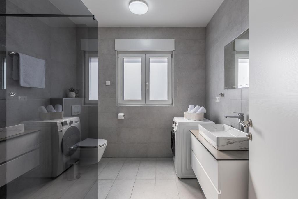 Koupelna v ubytování Luxury Apartments Katarina