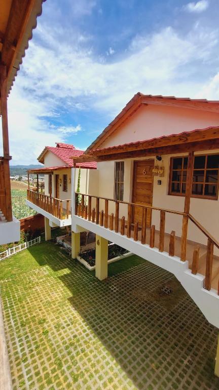 Balkón nebo terasa v ubytování Villas Montelindo