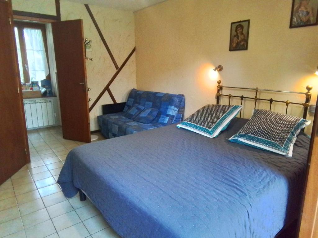 Postel nebo postele na pokoji v ubytování Chambres d'hôtes Châtres-Sur-Cher