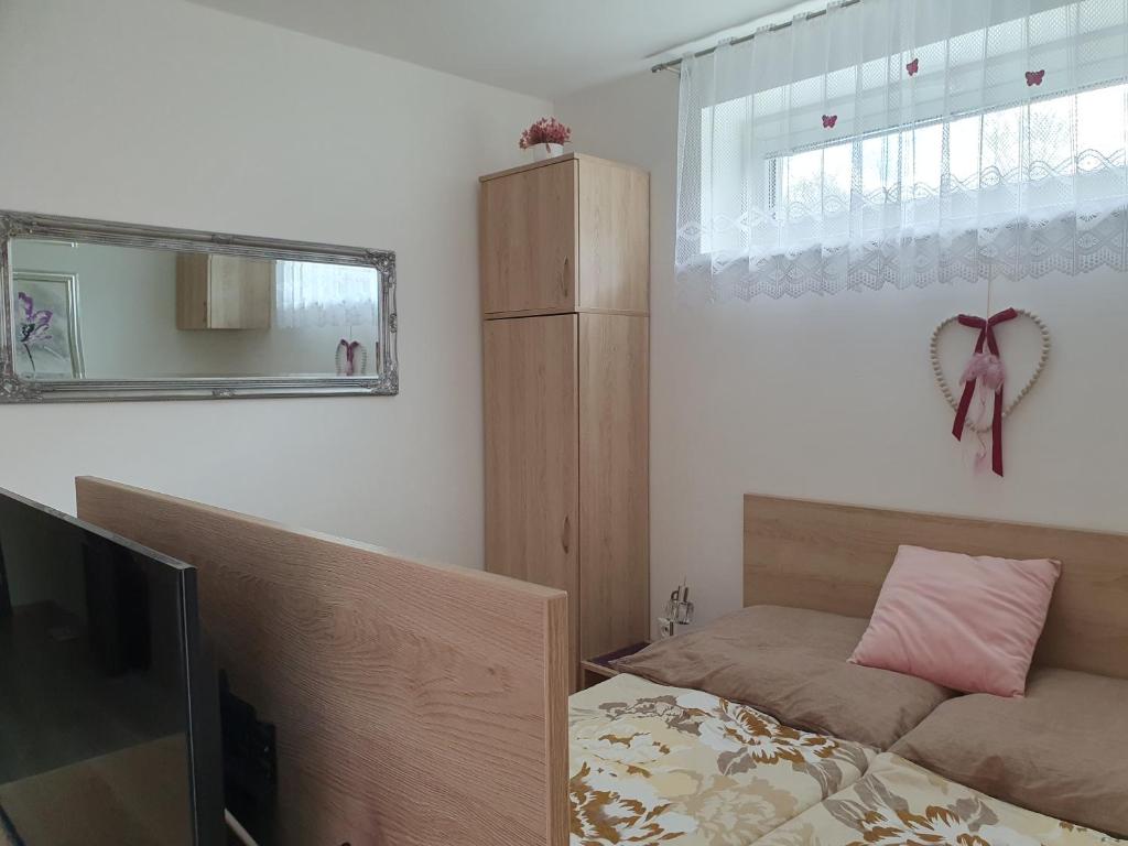 Postel nebo postele na pokoji v ubytování DIAMOND apartmán Eliška