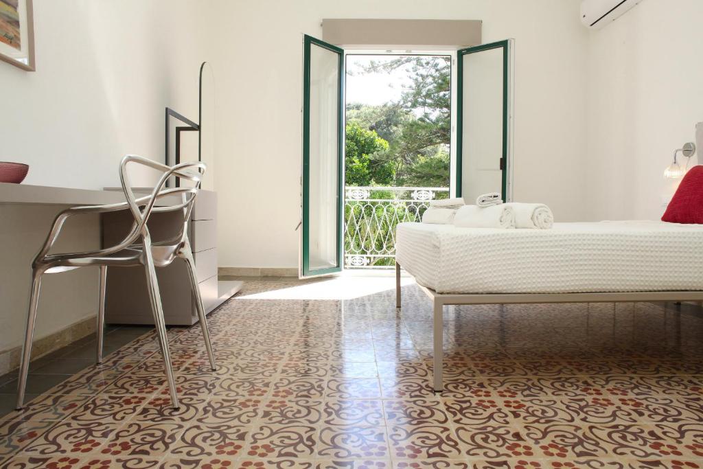 Posezení v ubytování VersoMare room & suite