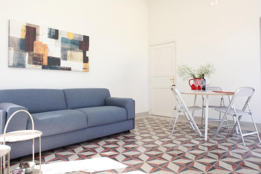 Posezení v ubytování VersoMare room & suite