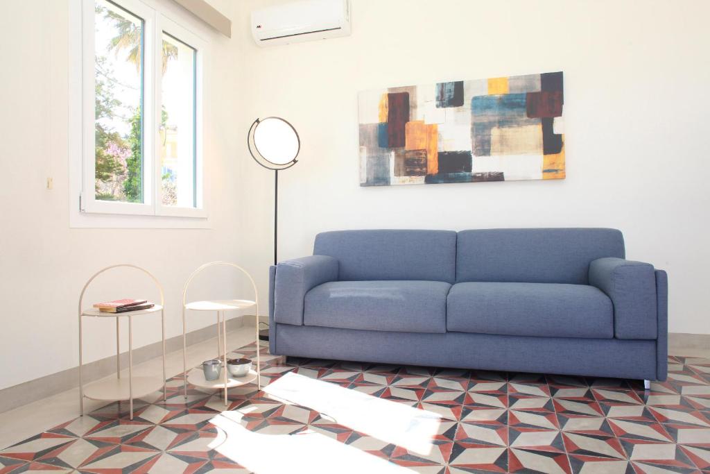 Posezení v ubytování VersoMare room & suite