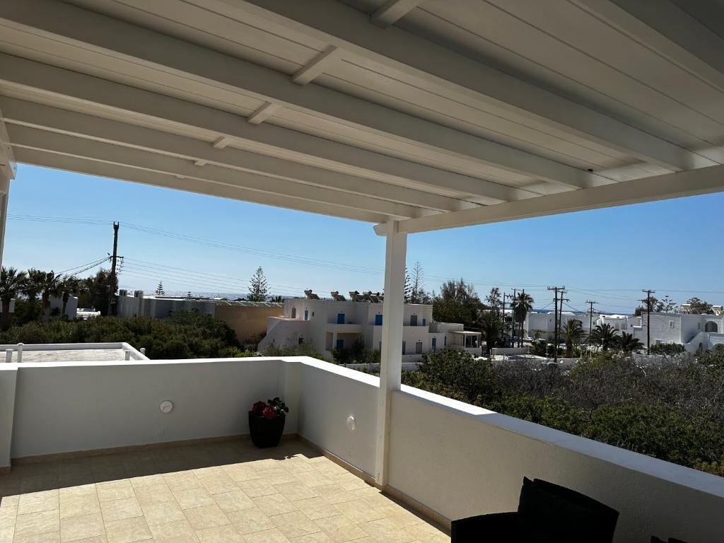 Balkon lub taras w obiekcie Veldi Art - Kamari Beach Apartment
