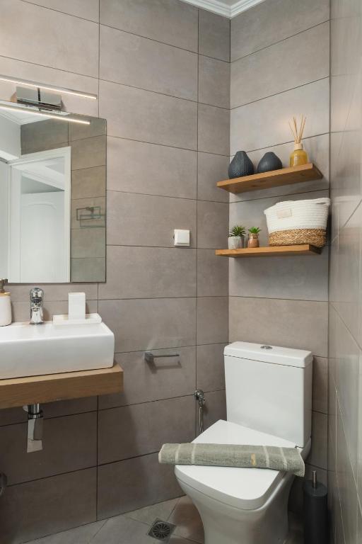 Koupelna v ubytování Villa Tranquilla
