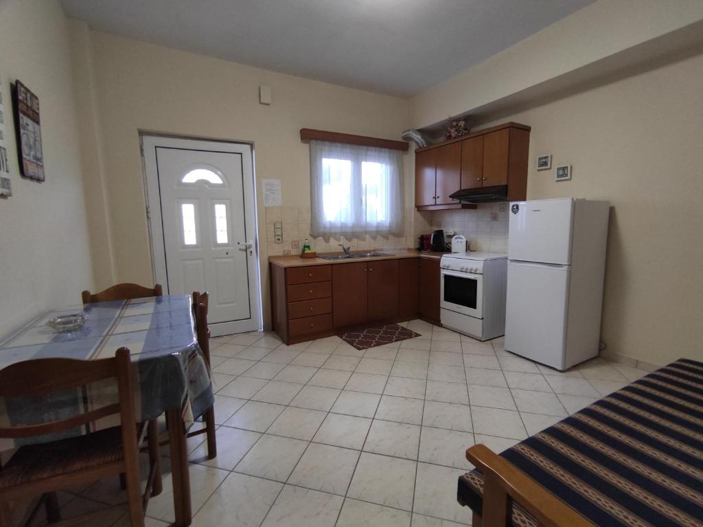 Kuchyň nebo kuchyňský kout v ubytování Bouka Apartment