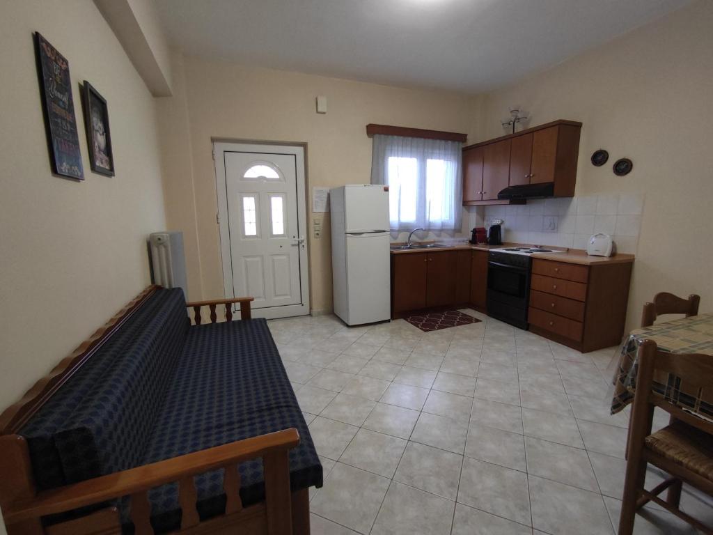 Kuchyň nebo kuchyňský kout v ubytování Bouka Apartment
