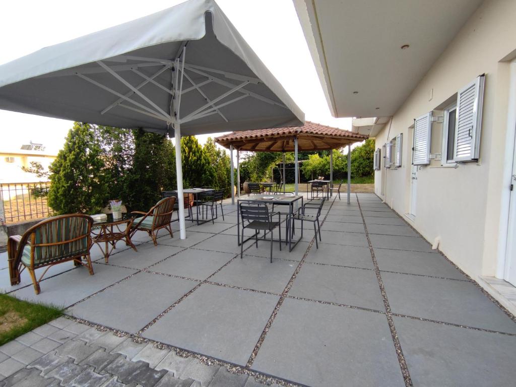 Balkón nebo terasa v ubytování Bouka Apartment