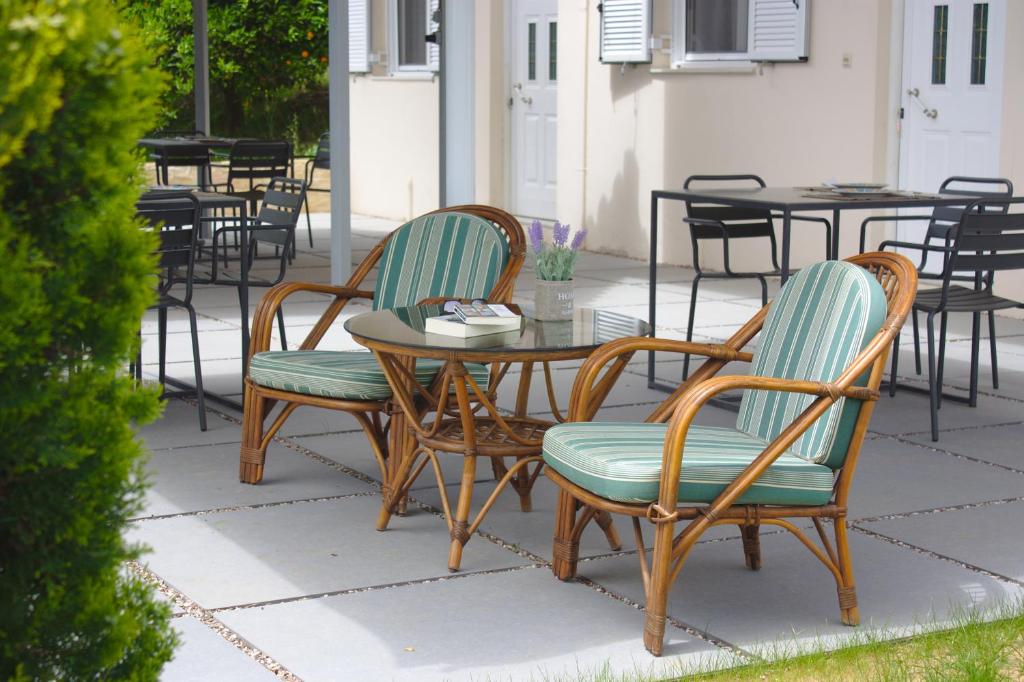 Patio nebo venkovní prostory v ubytování Bouka Apartment