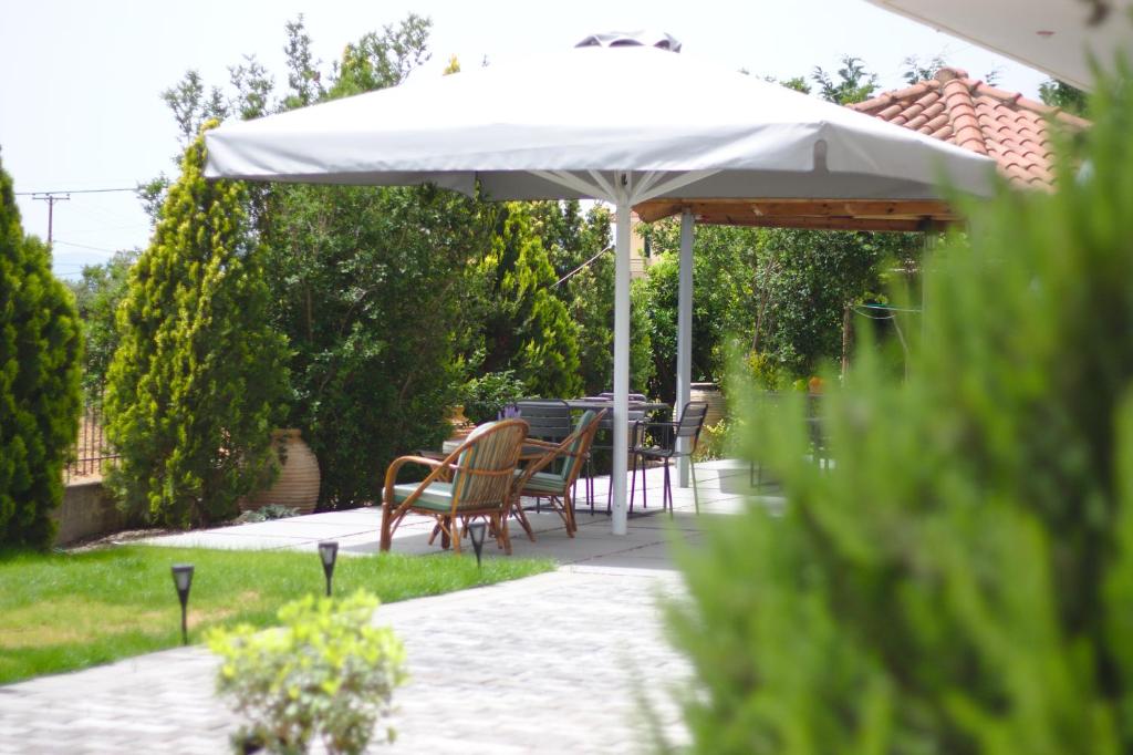 Zahrada ubytování Bouka Apartment
