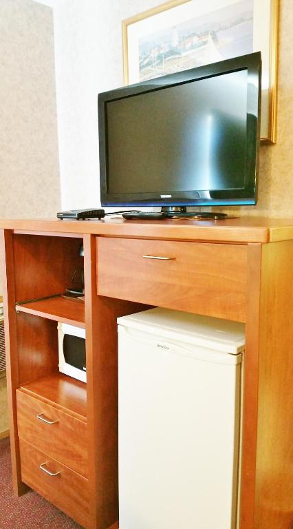 Kuchyň nebo kuchyňský kout v ubytování Alpine Motel