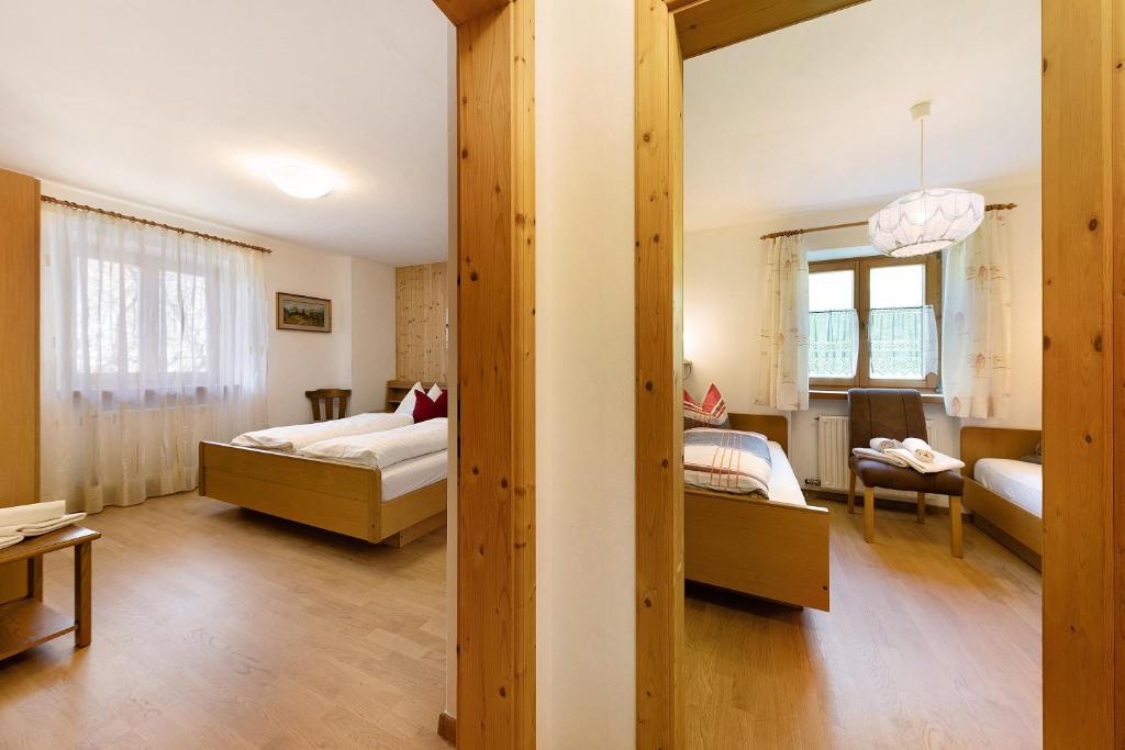 Postel nebo postele na pokoji v ubytování Moar im Rumsein - Apt Saltenblick