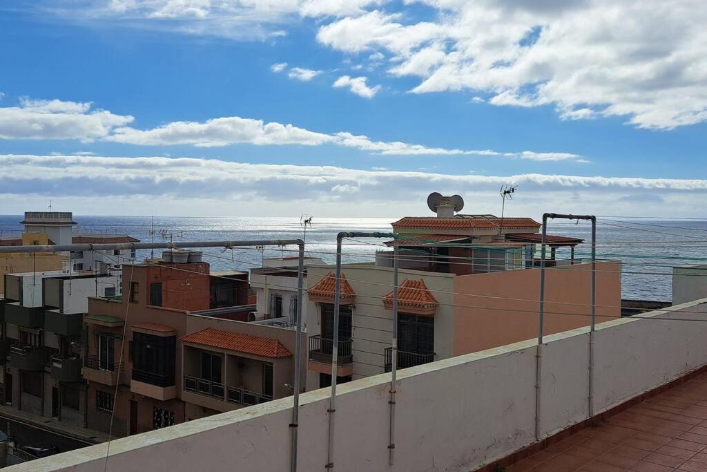 a view of the ocean from the roof of a building at Candelaria Tagoror in Candelaria