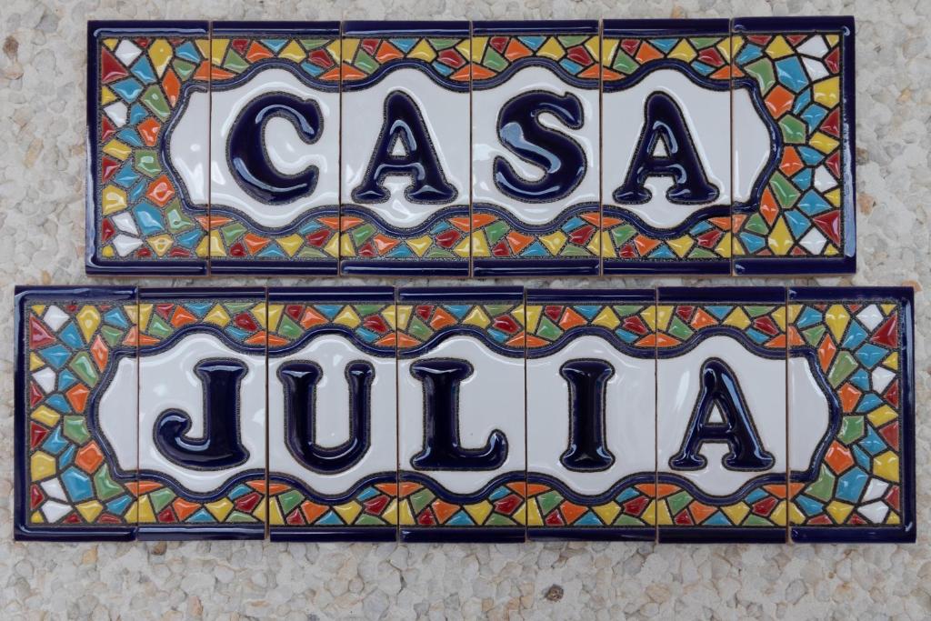 Certifikát, hodnocení, plakát nebo jiný dokument vystavený v ubytování Casa Julia