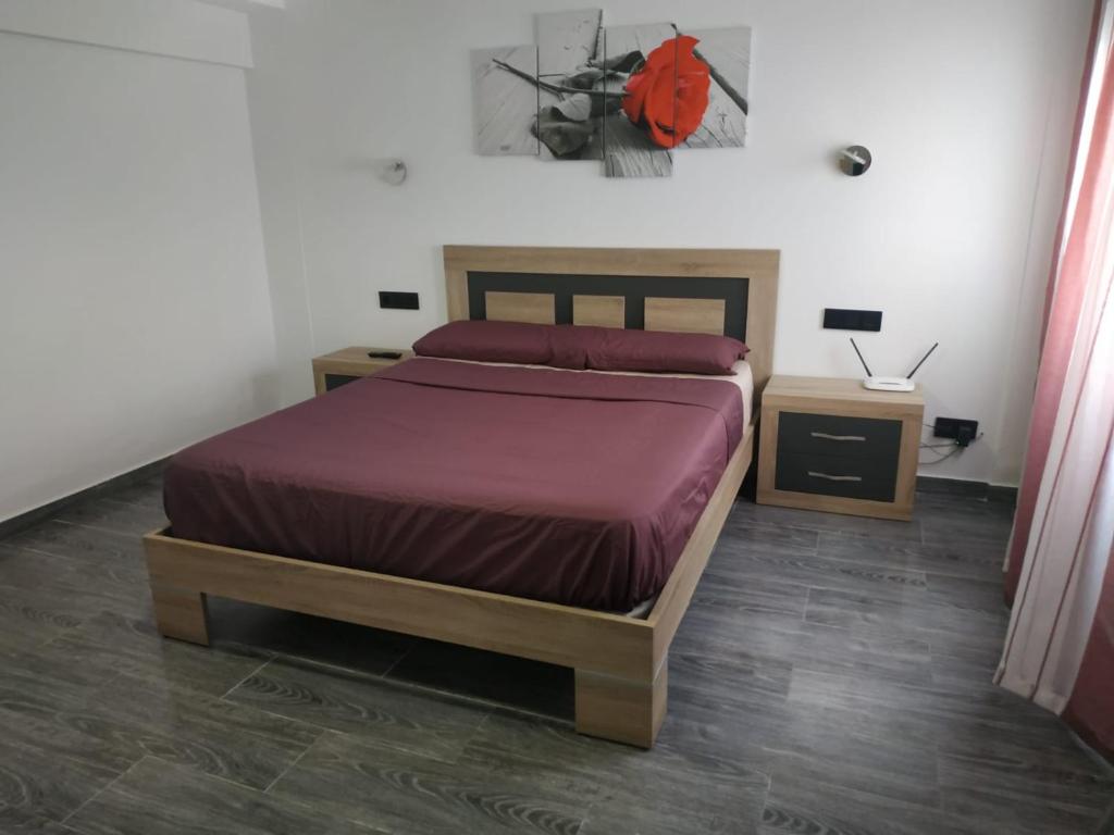 Posteľ alebo postele v izbe v ubytovaní Cullera Relax