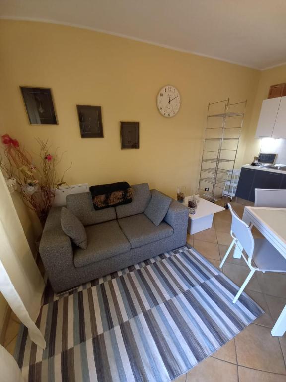 Posezení v ubytování Flat Le Rose