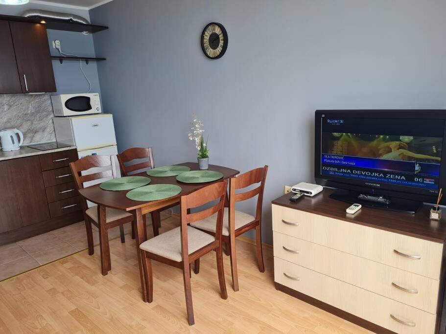 Kuchyň nebo kuchyňský kout v ubytování Imperial Fort Club Apartament