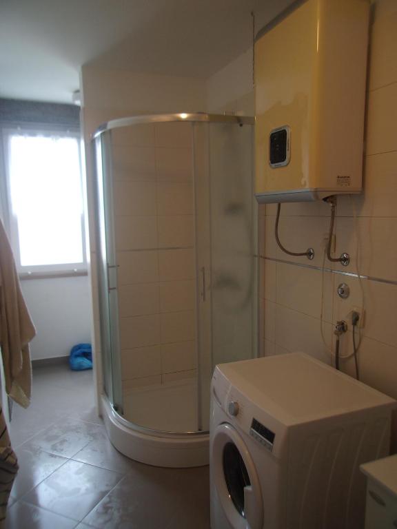 Koupelna v ubytování Rooms Port