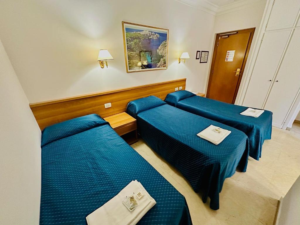 Postel nebo postele na pokoji v ubytování Hotel Principe Di Piemonte