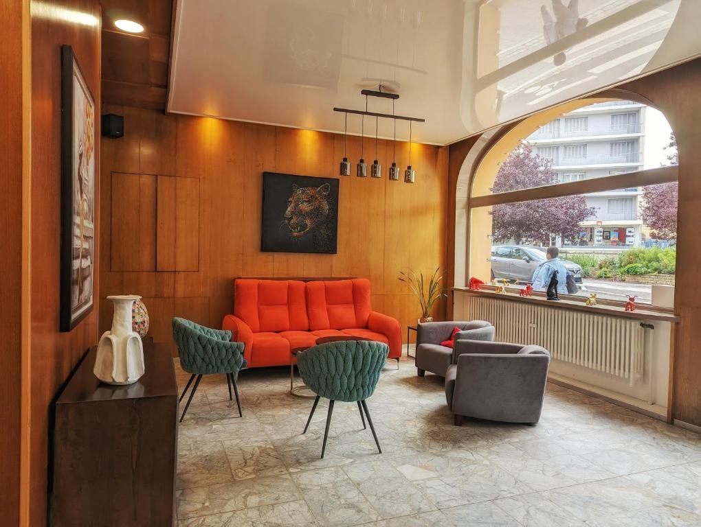 Posezení v ubytování Hotel Cecil Metz Gare