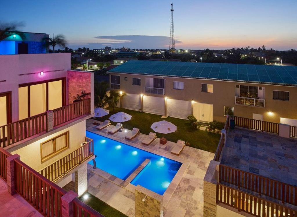 Bazén v ubytování Aiolos Hotel & Discoveries nebo v jeho okolí